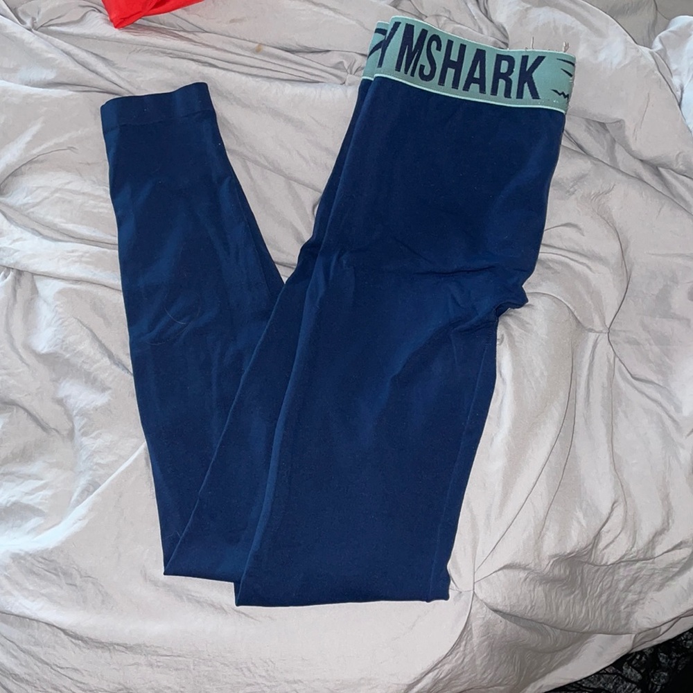 blue gymshark leggings!